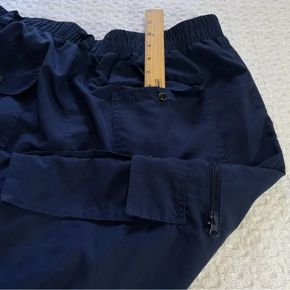 Men's Navy Cargo Pants~ Lightweight ~
Size XXL~ Elastic and Belt Loop waist - Picture 8 of 12
